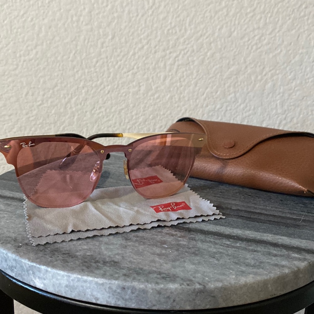 Ray-Ban pink sunglasses